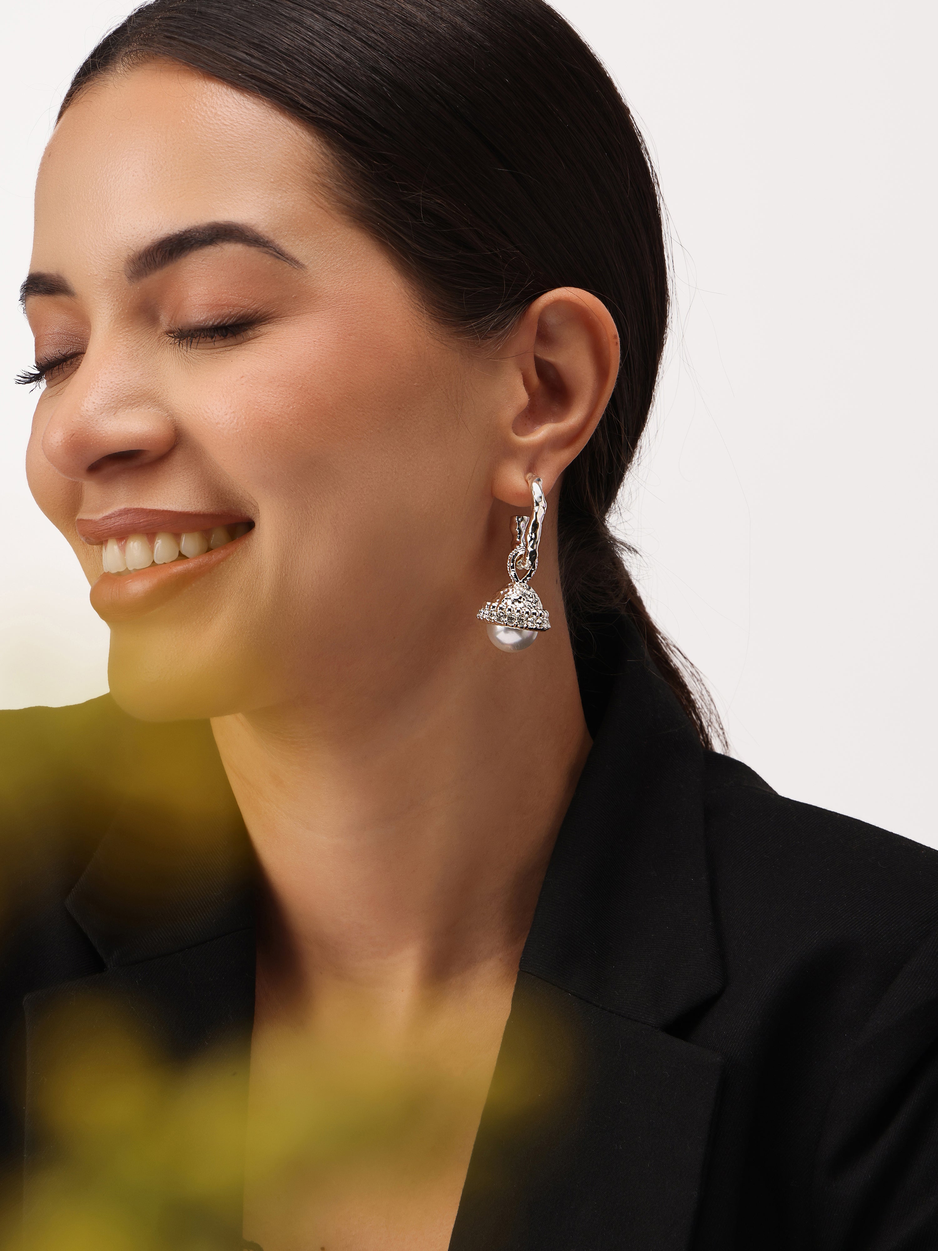 Lunar Bell Drop Earrings