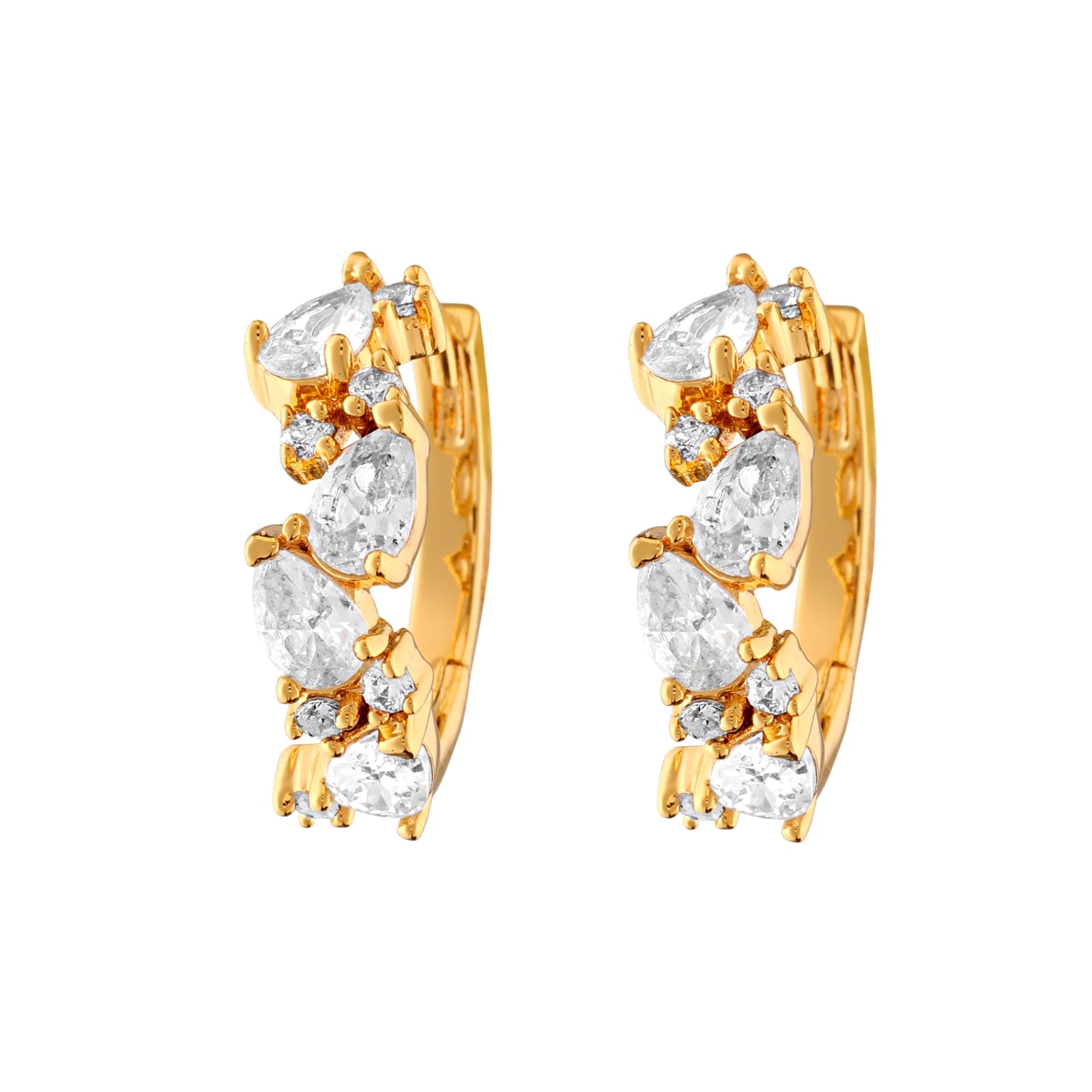 Crystal Cascade Huggie