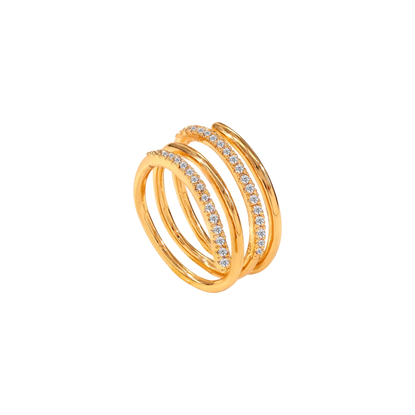 Serenity Spiral Ring