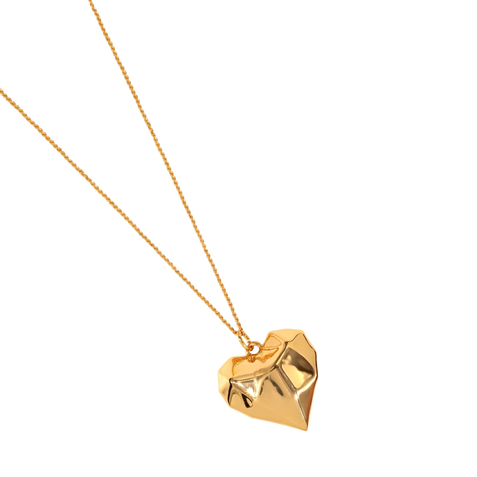 Origami Heart Pendant