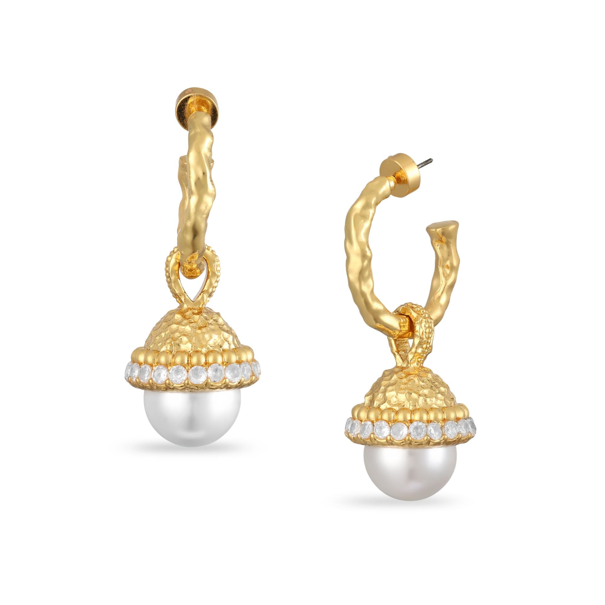 Lunar Bell Drop Earrings