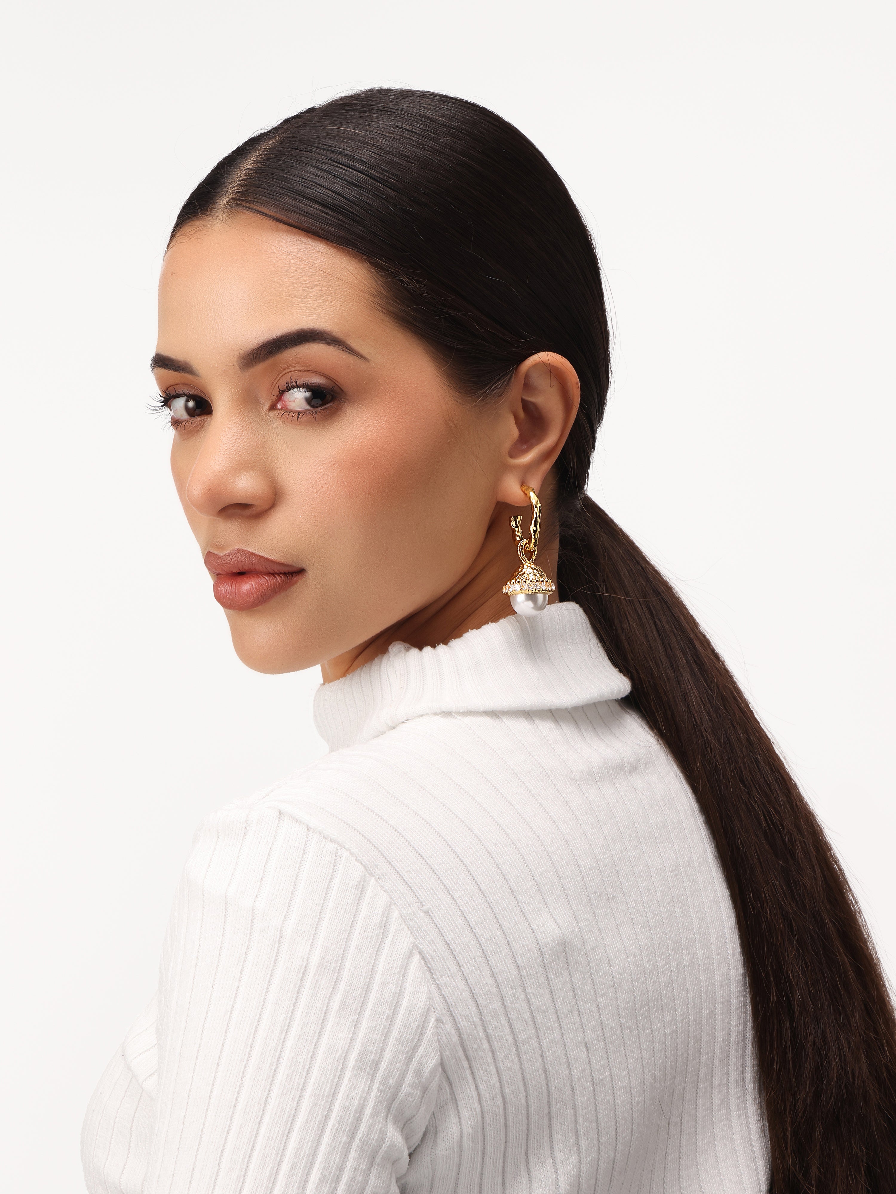 Lunar Bell Drop Earrings