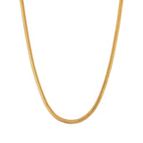 Serpentine Necklace - gold snake chain necklace by Sucra