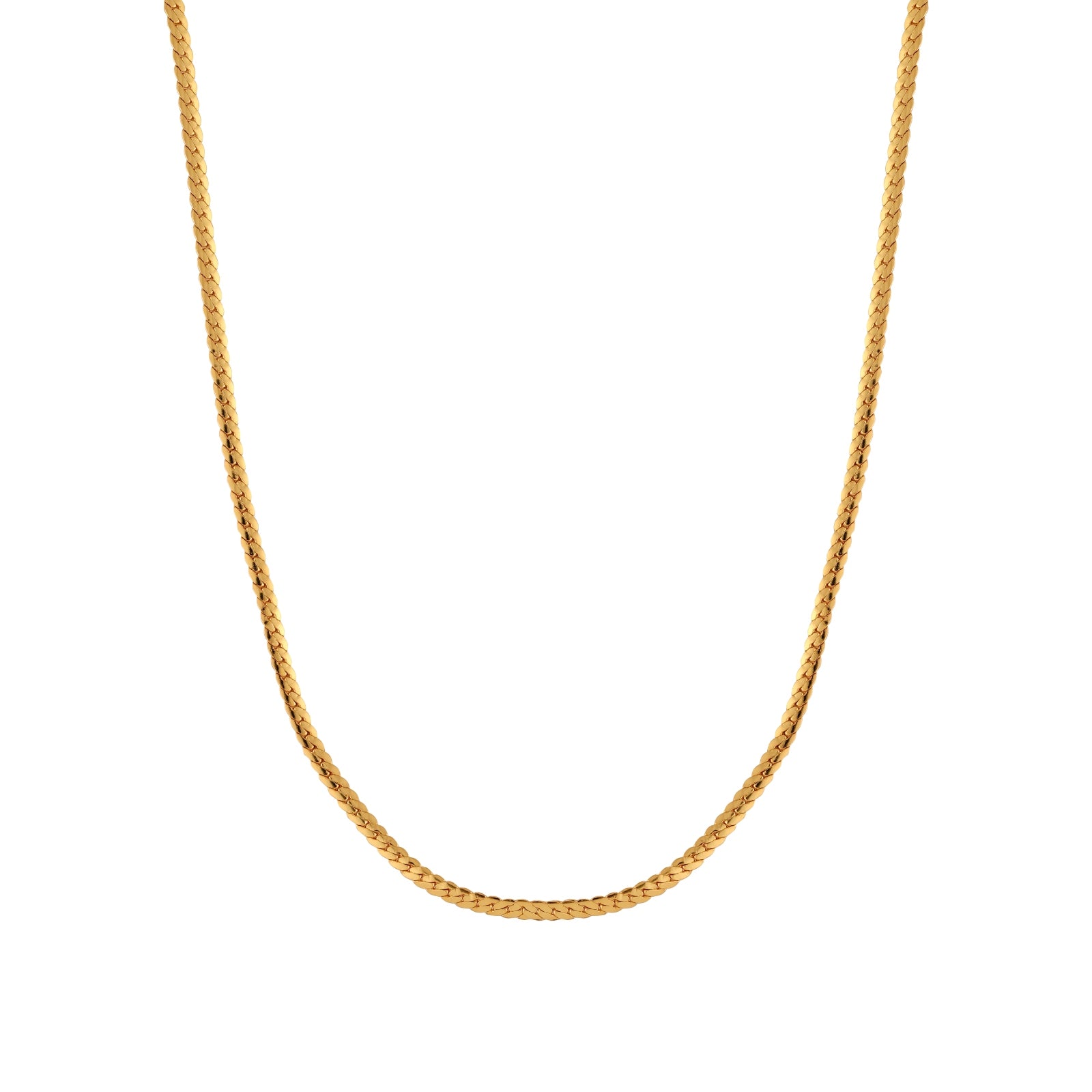 The Snakelet Set - gold woven snake chain necklace by Sucra