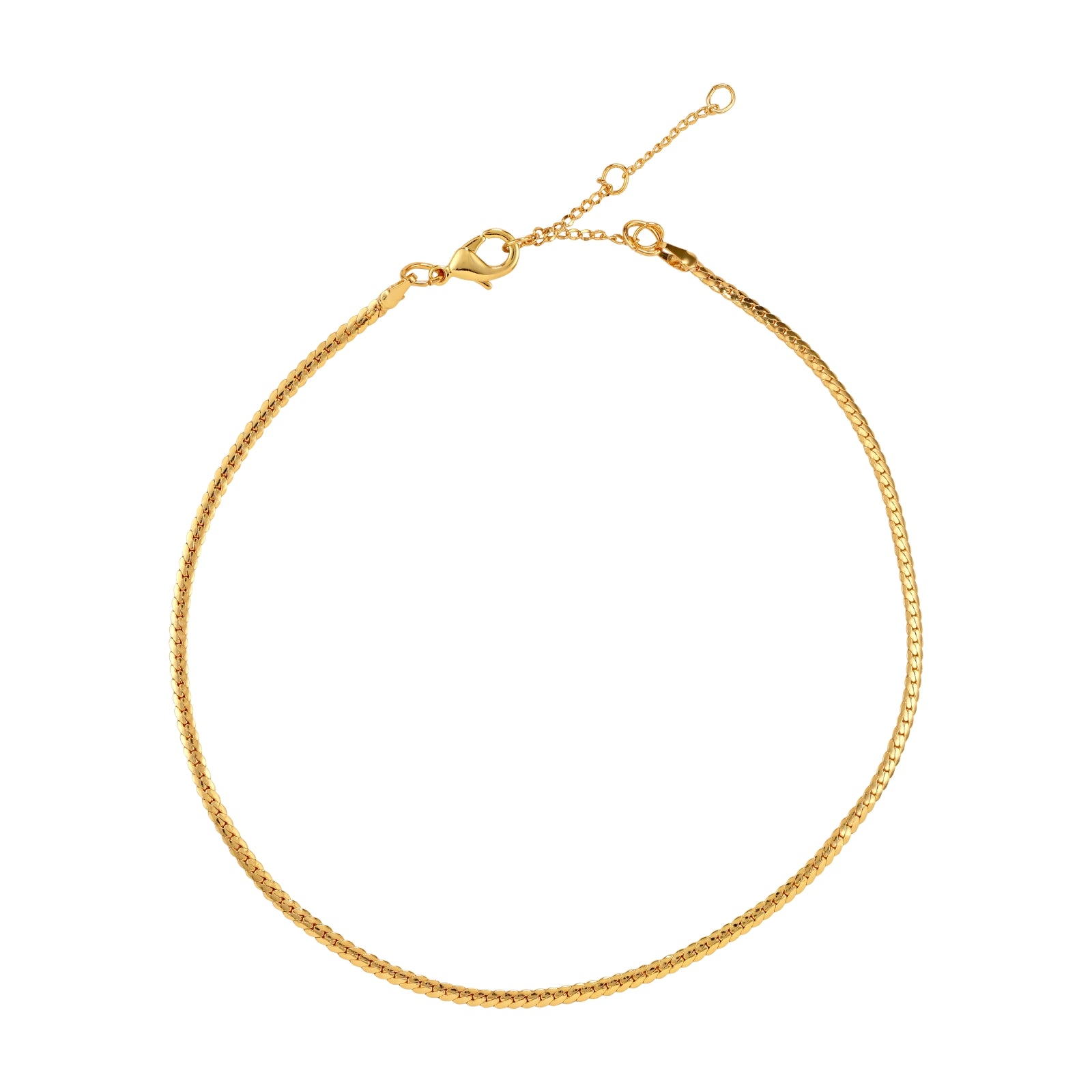 The Snakelet Set - gold woven snake chain, weave detail by Sucra