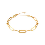 The Pearl Stack - gold interlocking linked chain bracelet by Sucra