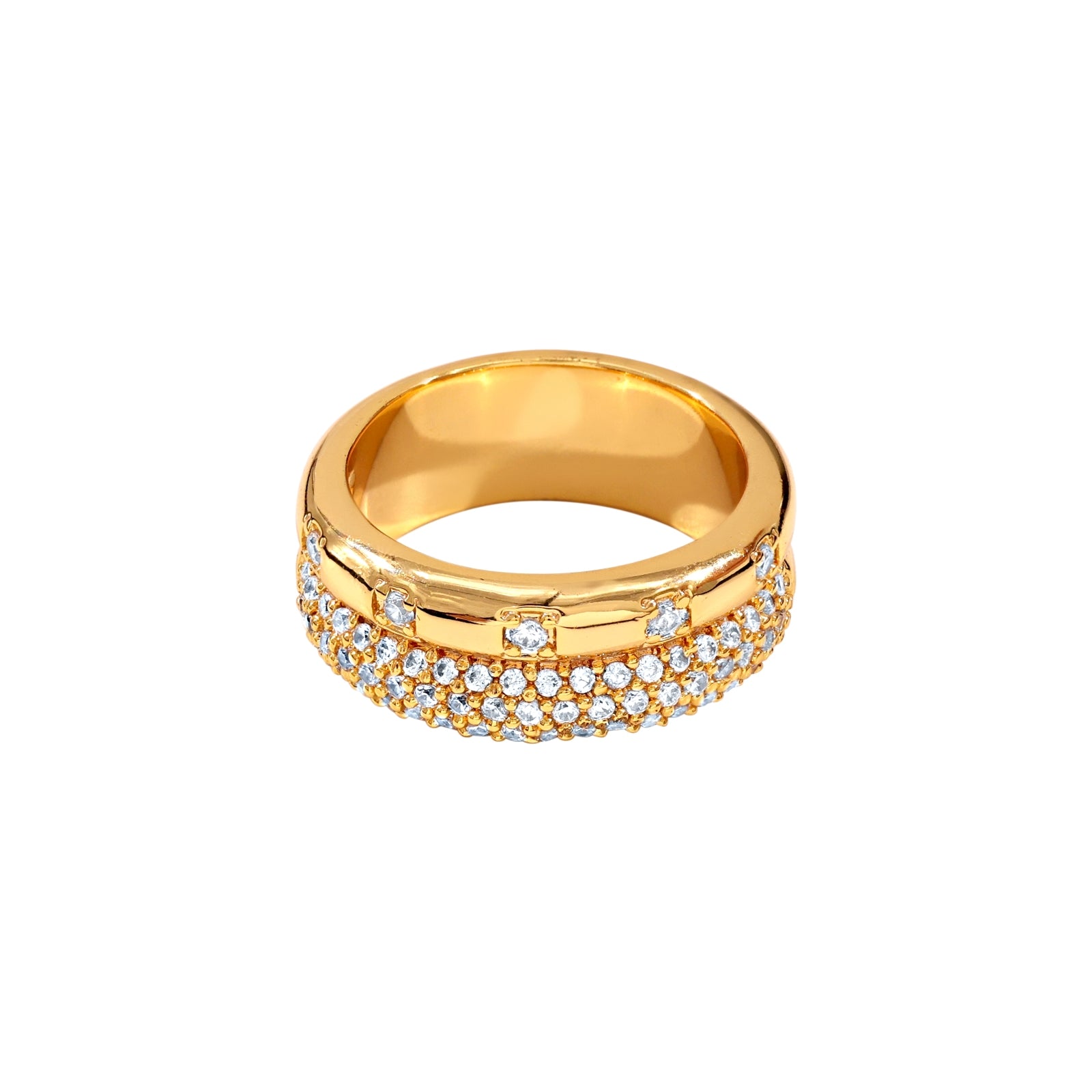 Twinkling Cascade Ring