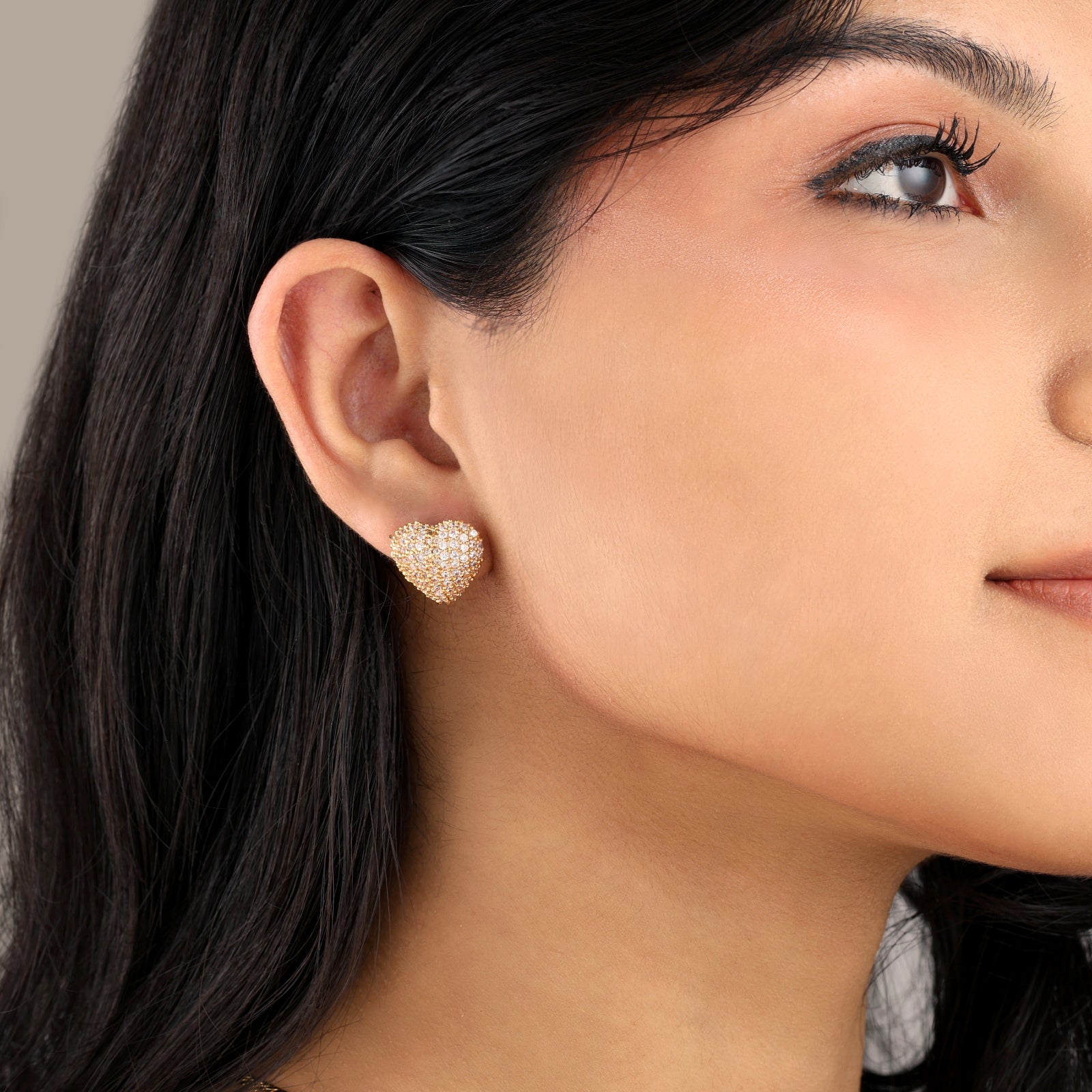 Cupid’s Heart Studs