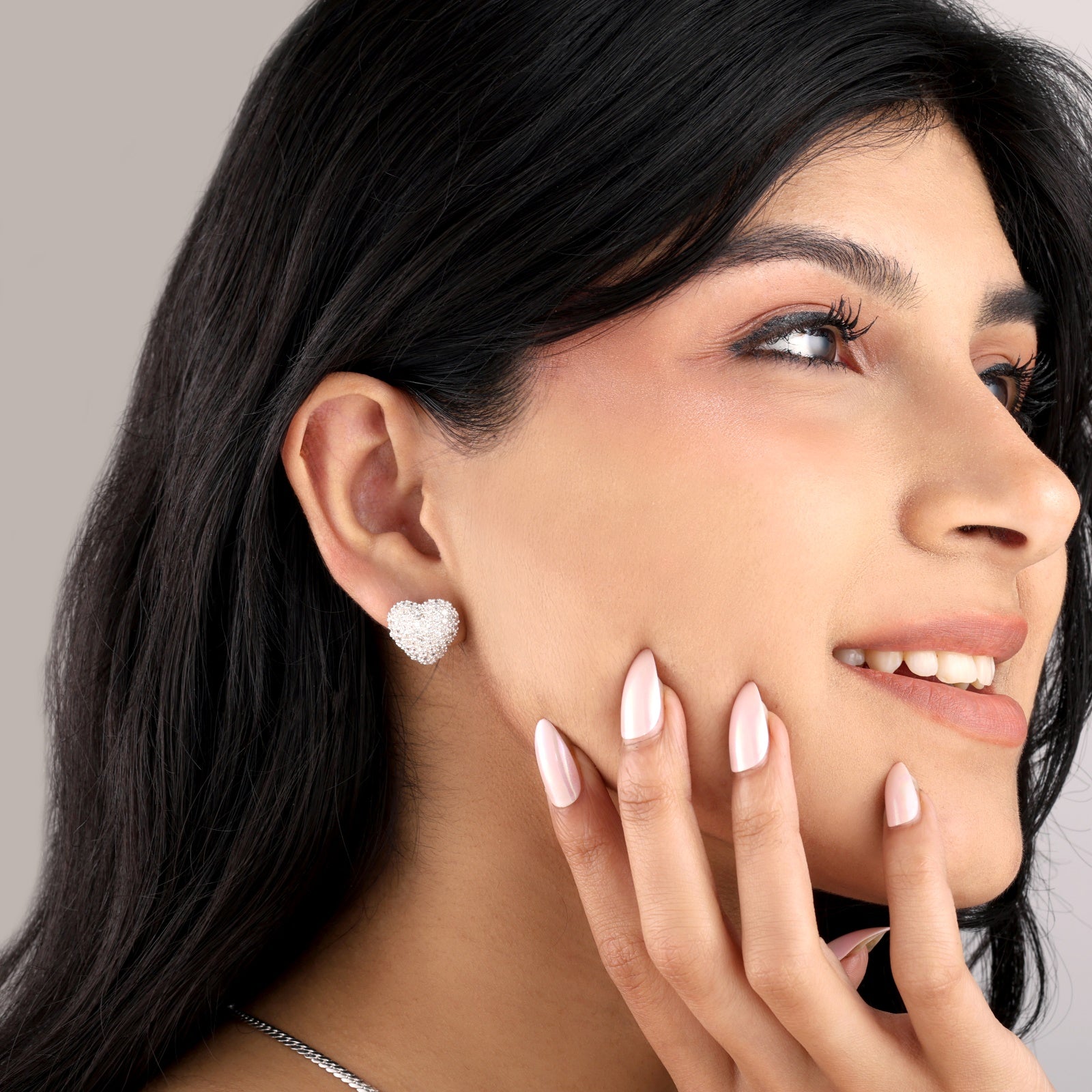 Cupid’s Heart Studs