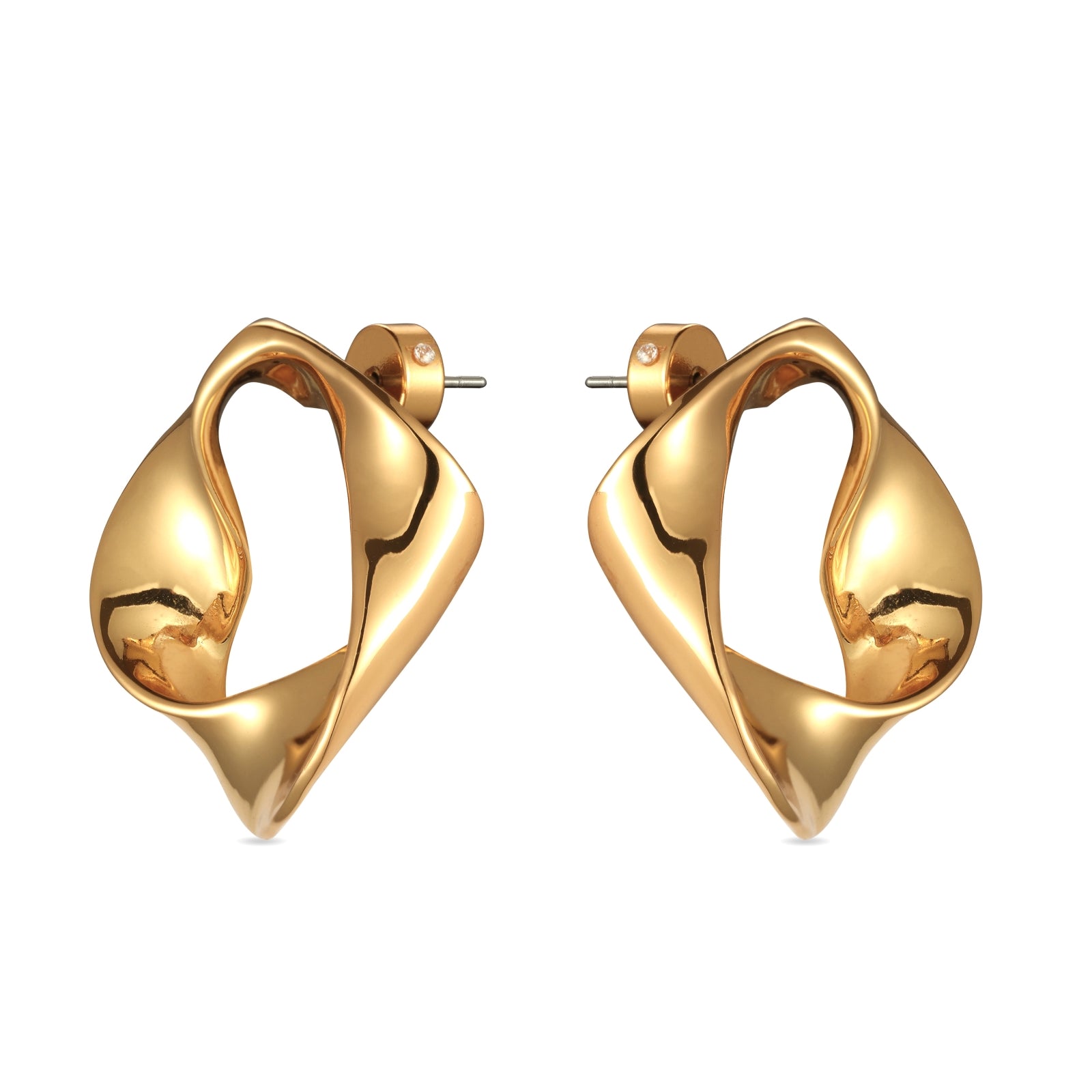 Heart Twist Studs