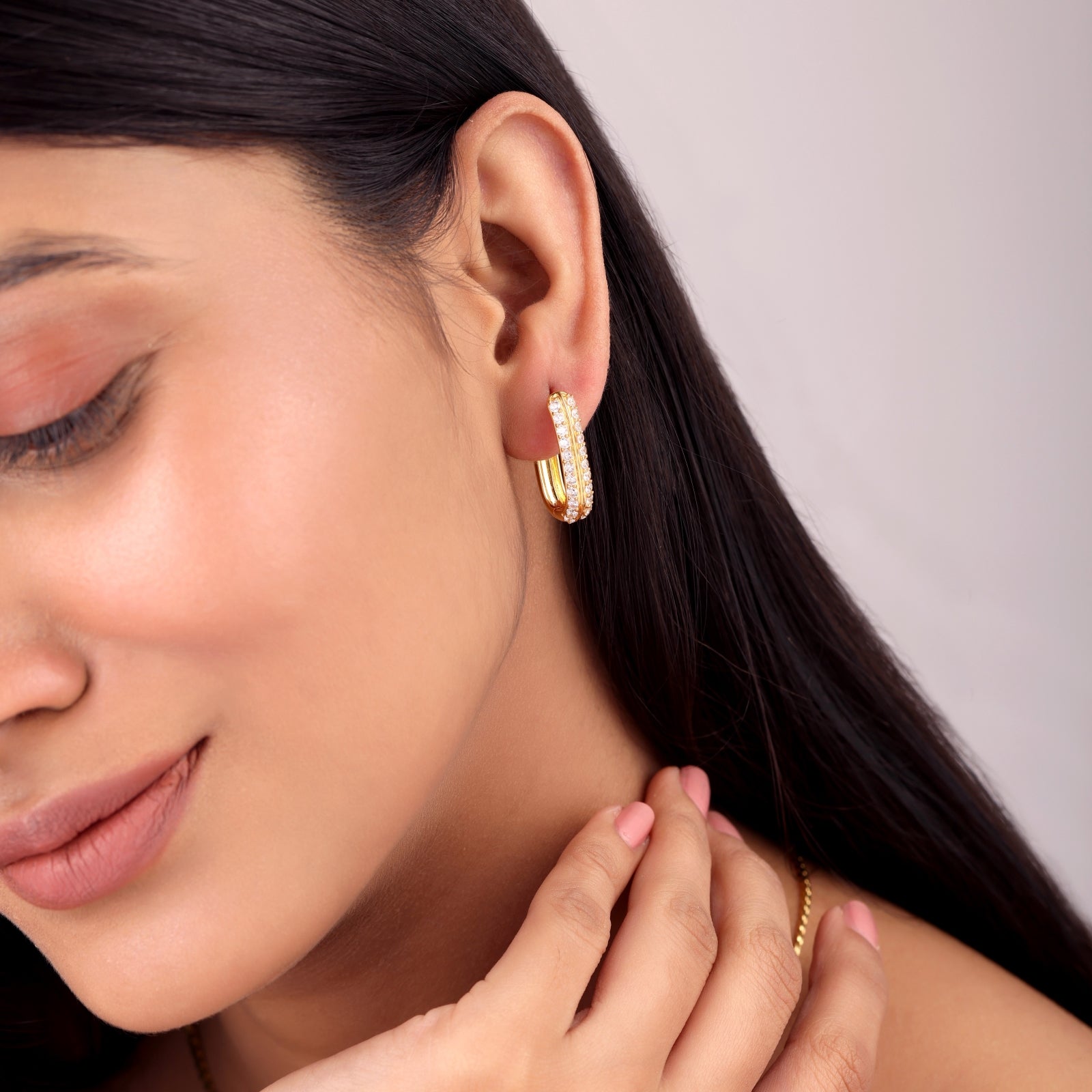 Crystal Embrace Hoop