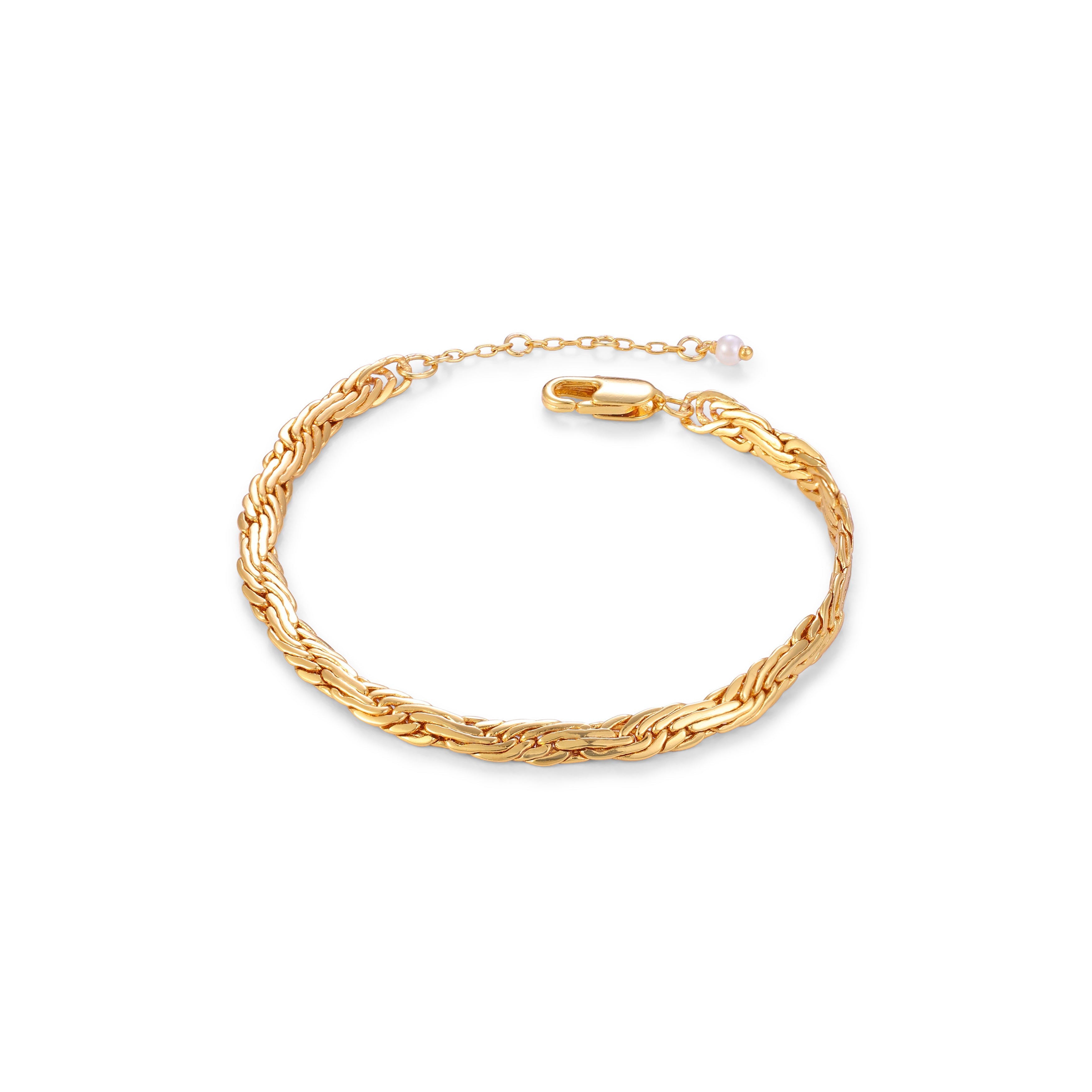 The Rope Twist Set - gold rope twist bracelet by Sucra