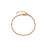 Twist Snake Bracelet - gold twist snake bracelet by Sucra