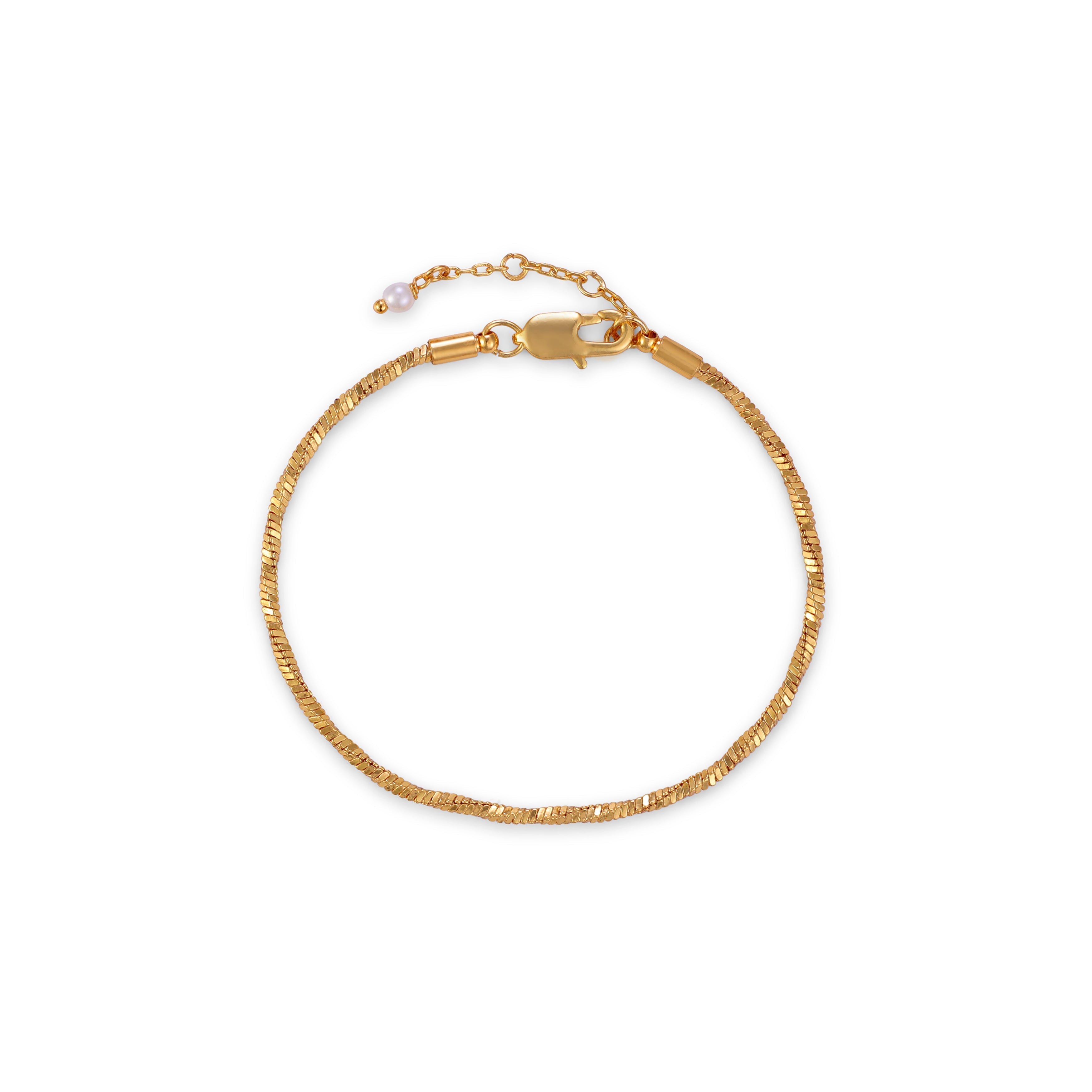The Twist Snake Set - gold twist snake bracelet by Sucra