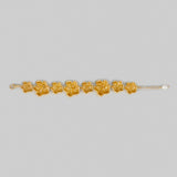 Golden Blossom Bracelet - gold floral charm bracelet by Sucra