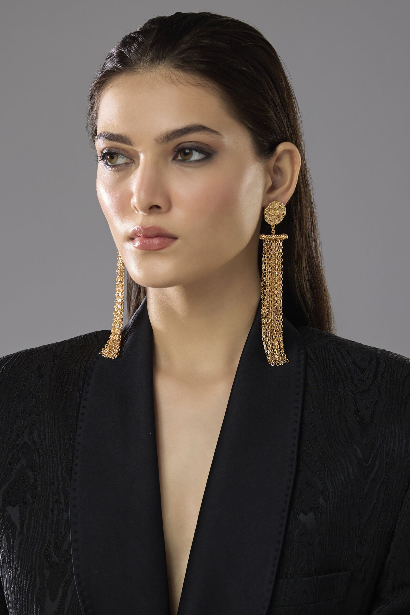 Golden Drape Earrings