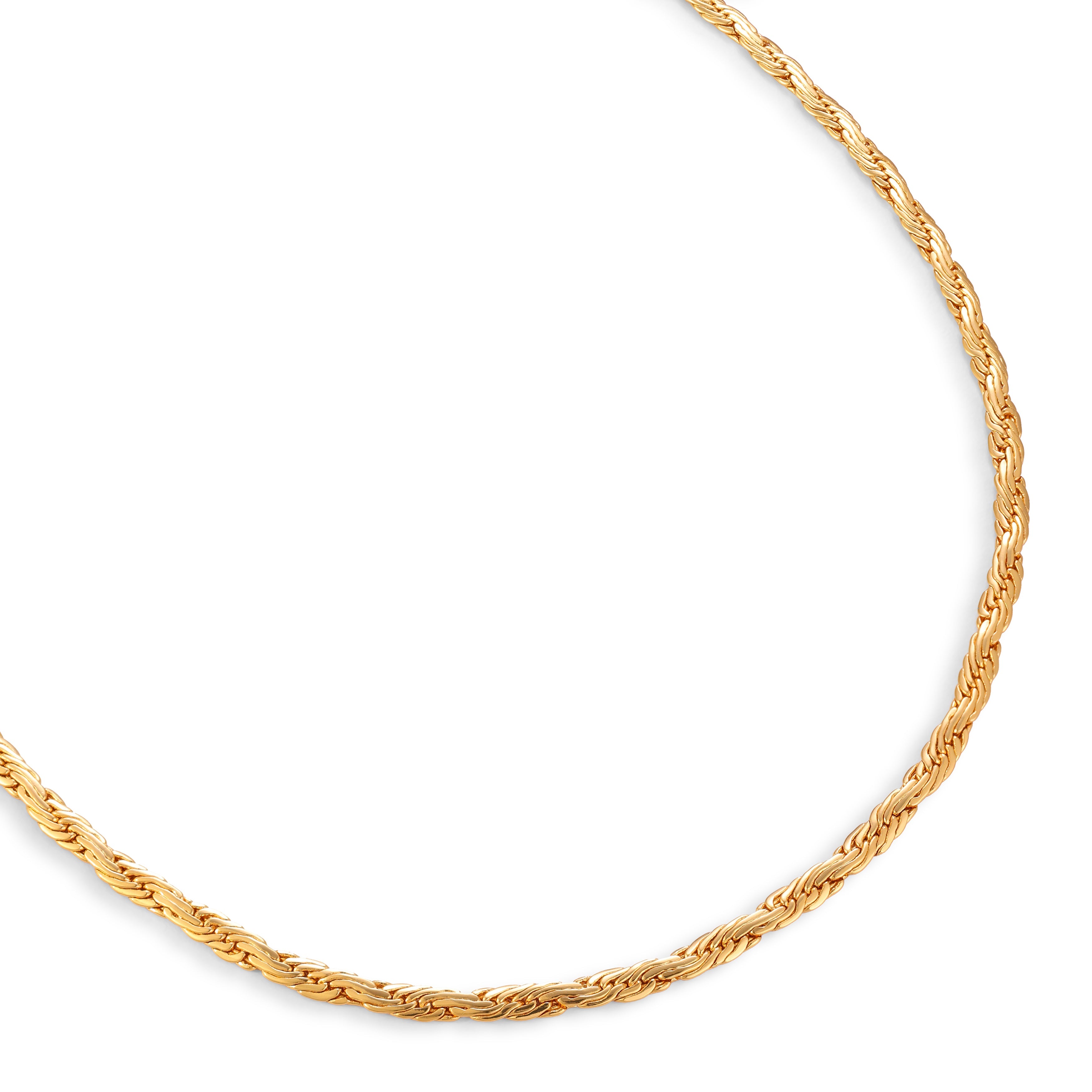 The Rope Twist Set - gold rope twist necklace by Sucra