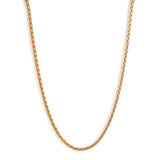 Wheat Chain Necklace - gold wheat chain necklace by Sucra