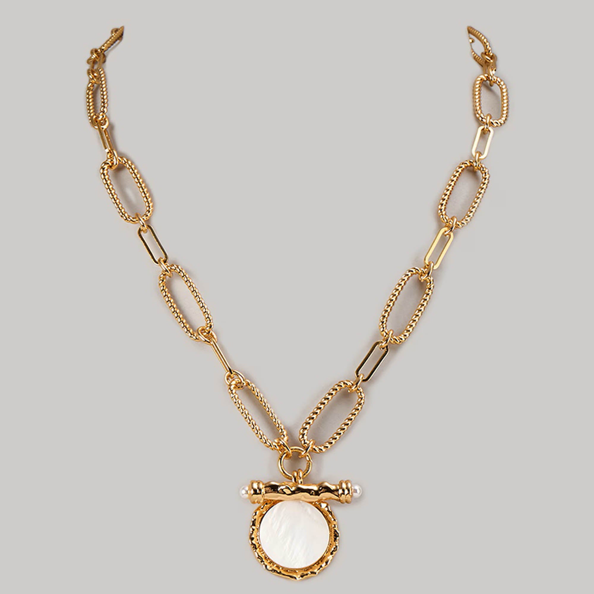 Golden Halo Link Necklace