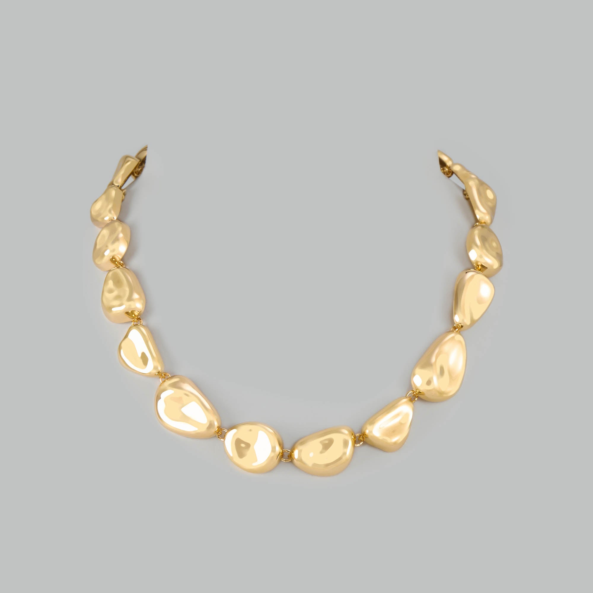 Golden Pebble Luxe Necklace